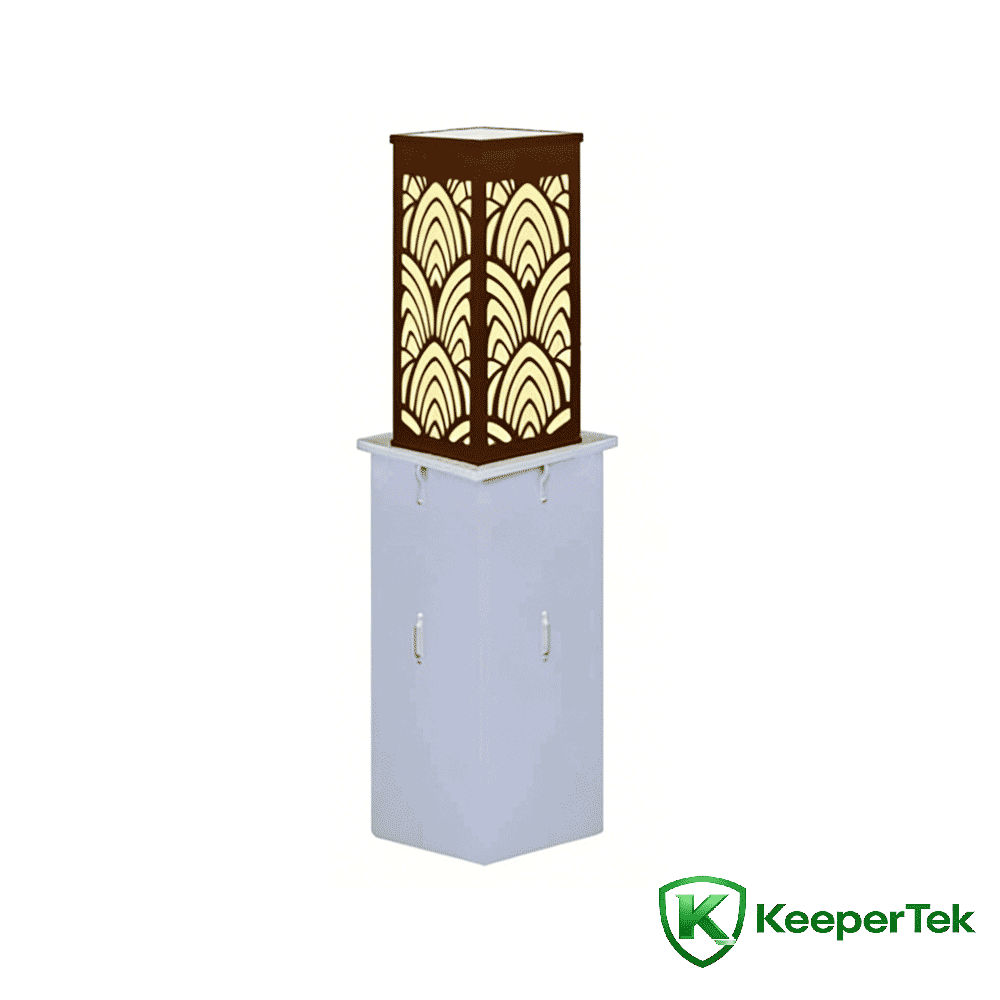 Colonne élévatrice intelligente haut de gamme KT-DX14 dans la zone panoramique de la villa
