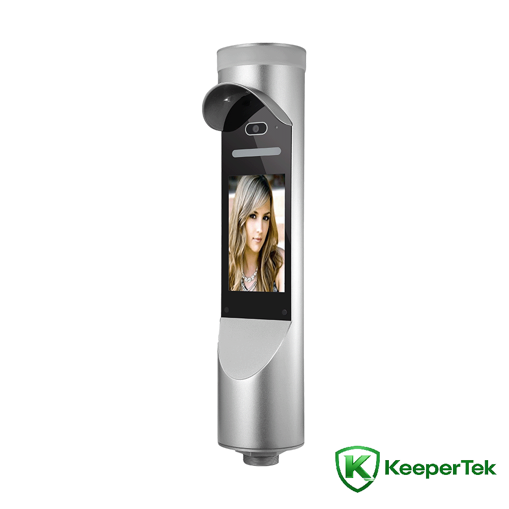 Machine tout-en-un de reconnaissance faciale cylindrique de 7 pouces KT-FR014