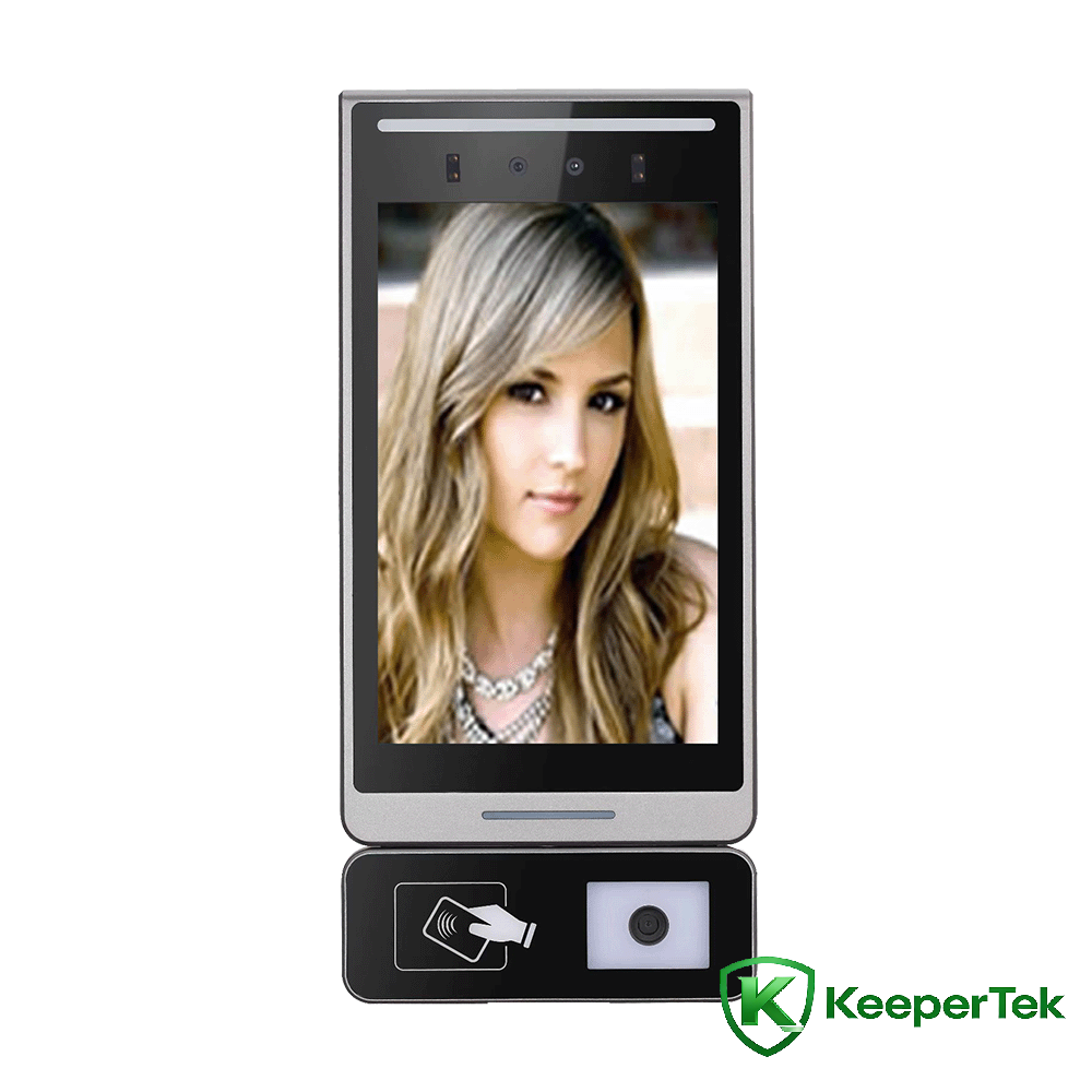 Machine tout-en-un de balayage de carte de code QR de reconnaissance faciale de 8 pouces KT-FR015